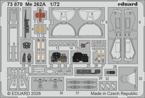Przejdź do produktu Eduard 73870 - 1:72 Me 262A