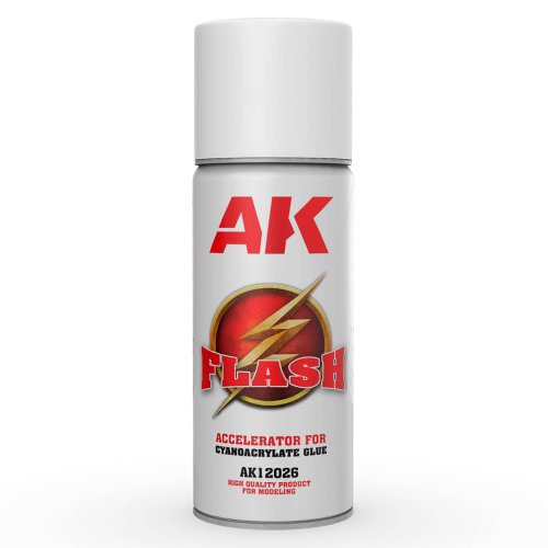 Przejdź do produktu AK Interactive 12026 - Flash aktywator w sprayu do klejów cyjanoakrylowych 200 ml