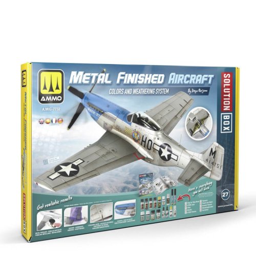 Przejdź do produktu Ammo Mig 7732 - Zestaw chemii modelarskiej How to Paint Metal Finished Aircraft
