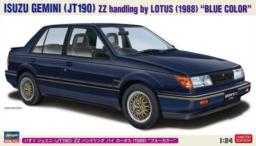 Przejdź do produktu Hasegawa 20804 - 1:24 Isuzu Gemini JT190 ZZ Handling by Lotus 1988 Blue Color
