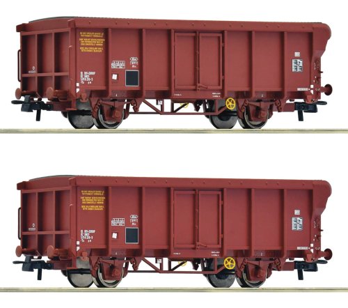 Przejdź do produktu Roco 6600251 H0 - Zestaw 2 wagonów towarowych typu TS, SNCF, ep.IV-V