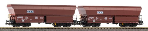 Przejdź do produktu Piko 28339 H0 - Zestaw 2 wagonów towarowych do materiałów sypkich typu Falns, RBH, ep.V