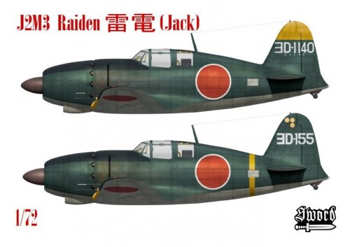 Przejdź do produktu Sword 72160 - 1:72 Mitsubishi J2M3 Raiden Jack
