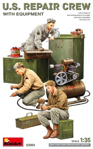 Przejdź do produktu Miniart 53004 - 1:35 U.S. Repair Crew with Equipment
