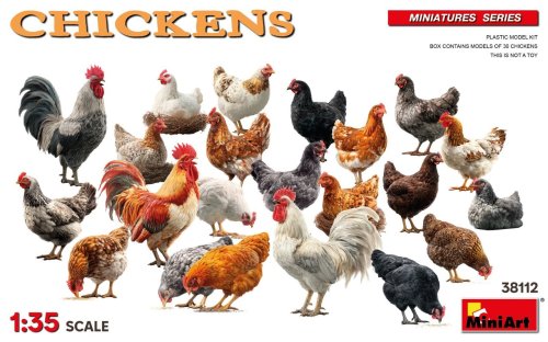 Przejdź do produktu Miniart 38112 - 1:35 Chickens