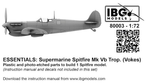 Przejdź do produktu Przedsprzedaż - IBG 80003 - 1:72 Supermarine Spitfire Mk Vb Trop Vokes