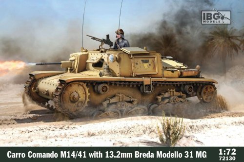 Przejdź do produktu Przedsprzedaż - IBG 72130 - 1:72 Carro Comando M14/41with 13.2 Breda Modello 31 MG