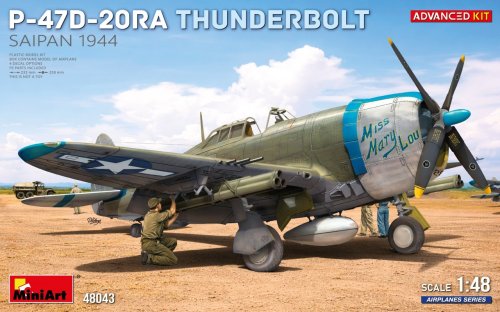 Przejdź do produktu Przedsprzedaż - Miniart 48043 - 1:48 P-47D-20RA Thunderbolt Saipan 1944 Advanced Kit
