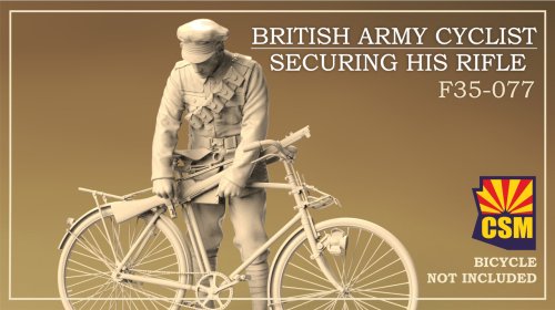 Przejdź do produktu Copper State Models CSM F35077 - 1:35 British Army Cyclist Securing his Rifle