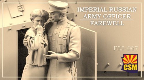 Przejdź do produktu Copper State Models CSM F35067 - 1:35 Imperial Russian Army Officer Farewell