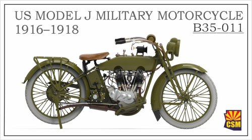 Przejdź do produktu Copper State Models CSM B35011 - 1:35 US Model J Military Motorcycle 1916–1918