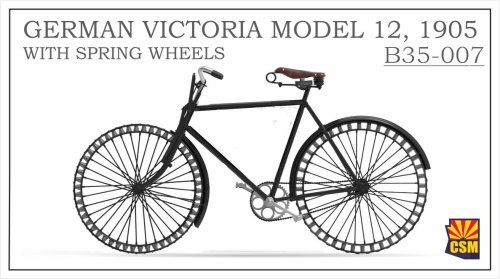 Przejdź do produktu Copper State Models CSM B35007 - 1:35 German Bicycle with Spring  Wheels