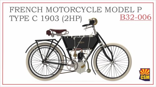 Przejdź do produktu Copper State Models CSM B32006 - 1:32 French Motorcycle Model P - Type C 1903 2 hp