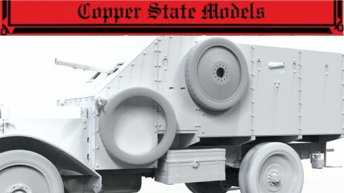 Przejdź do produktu Copper State Models CSM A35061 - 1:35 British Tender Spare Wheel Set