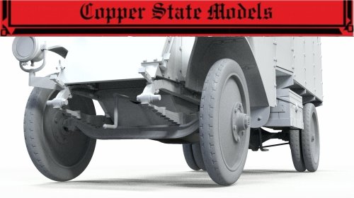 Przejdź do produktu Copper State Models CSM A35060 - 1:35 Universal Tread Tires for British Tender