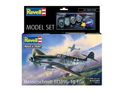 Przejdź do produktu Revell 63752 - 1:32 Messerschmitt Bf 109G-10 Erla model z farbami