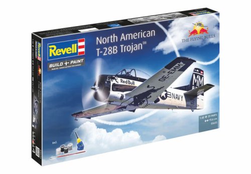 Przejdź do produktu Revell 05635 - 1:48 North American T-28B Trojan The Flying Bulls model z farbami