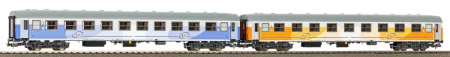 Piko 28336 H0 - Zestaw 2 wagonów osobowych ekspresowych typu 111Ah i 112Ag, PKP IC, ep.VI