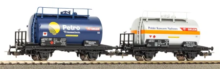 Piko 28347 H0 - Zestaw 2 wagonów cystern PKP, ep.V