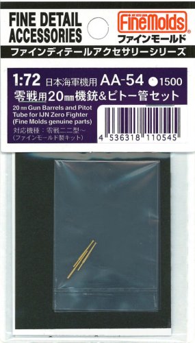 Przejdź do produktu Fine Molds AA54 - 1:72 20 mm Gun Barrels and Pitot Tube for IJN Zero Fighter