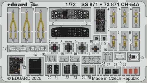 Przejdź do produktu Eduard SS871 - 1:72 CH-54A