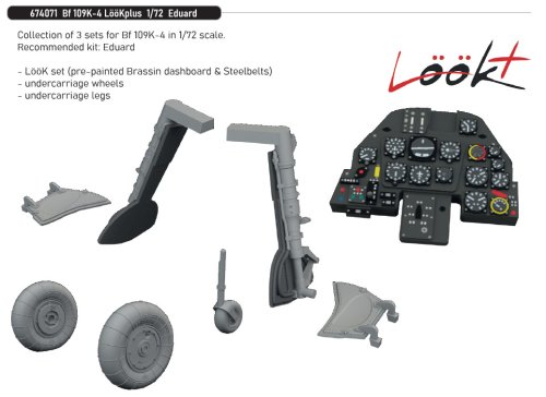 Przejdź do produktu Eduard 674071 - 1:72 Bf 109K-4 LööKplus