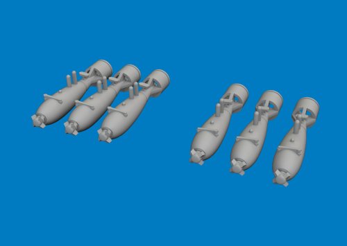 Przejdź do produktu Eduard 6481213 - 1:48 P-40 40lb frag bombs Print 3D