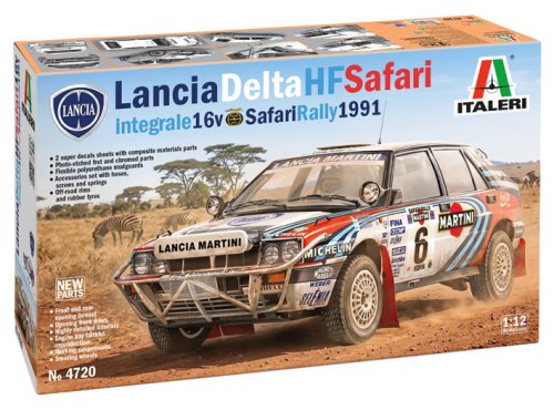 Przejdź do produktu Italeri 4720 - 1:12 Lancia Delta HF Safari Integrale 16V 1991