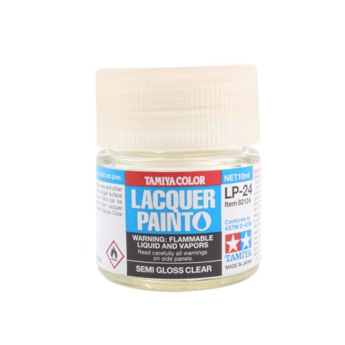 Przejdź do produktu TAMIYA 82124  LP-24 - Farba Semi Gloss Clear 10 ml (lakier bezbarwny półmatowy)