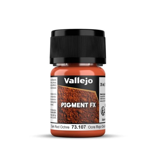 Przejdź do produktu VALLEJO 73107 - Pigment Dark red ocre 30 ml