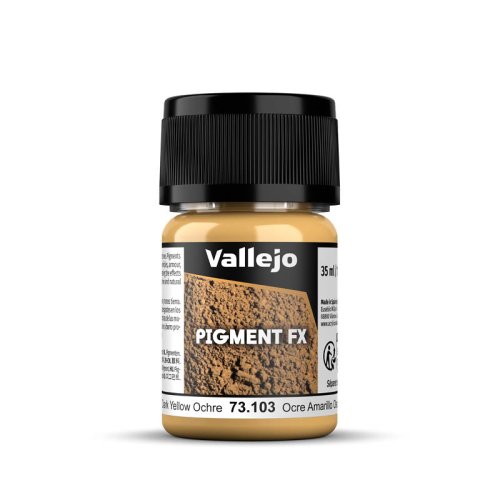 Przejdź do produktu VALLEJO 73103 - Pigment Dark yellow ocre 30 ml