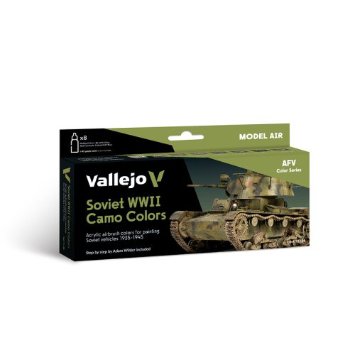 Przejdź do produktu VALLEJO 71188 - Soviet WWII Vehicles Camo Colors