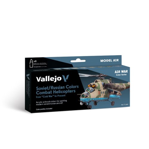 Przejdź do produktu VALLEJO 71601 - Soviet/Russian Colors Helicopters - Model Air Set