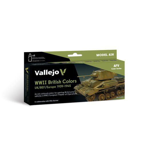 Przejdź do produktu VALLEJO 71614 - WWII British Colors UK/BEF/Europe 1939-1945 - Colors Set