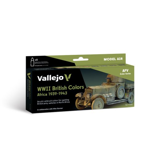 Przejdź do produktu VALLEJO 71622 - WWII British Colors Africa 1939-1943 - Colors Set
