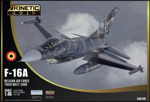 Przejdź do produktu Kinetic 48108 - 1:48 F-16A Belgian Air Force Tiger Meet 2009