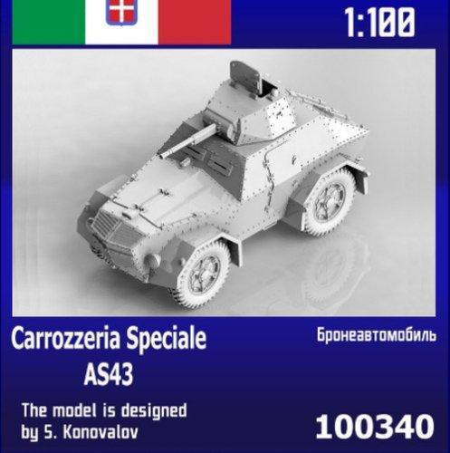 Przejdź do produktu Zebrano Z100-340 - 1:100 Carrozzeria Speciale AS43
