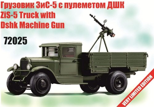 Przejdź do produktu Zebrano 72025 - 1:72 ZiS-5 Truck with DShK Machine Gun