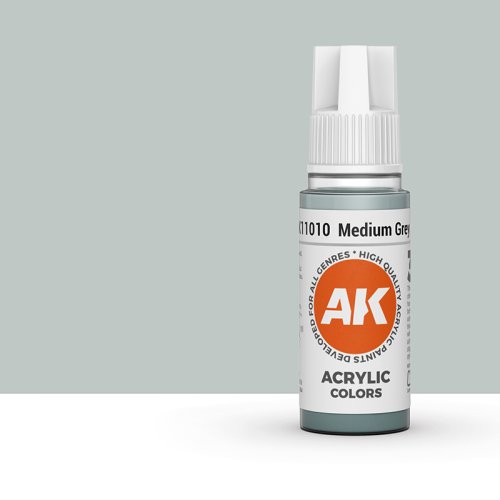 Przejdź do produktu AK Interactive 11010 - Farba akrylowa Medium Grey 17ml