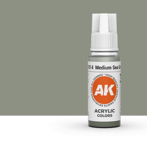 Przejdź do produktu AK Interactive 11014 - Farba akrylowa Medium Sea Grey 17ml