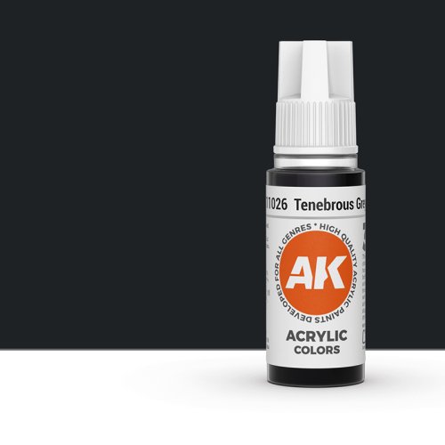 Przejdź do produktu AK Interactive 11026 - Farba akrylowa Tenebrous Grey 17ml