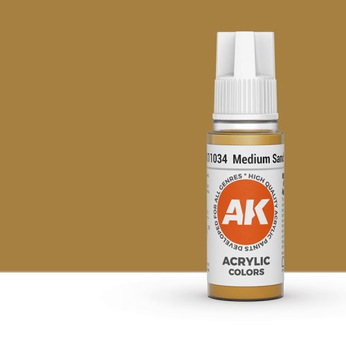 Przejdź do produktu AK Interactive 11034 - Farba akrylowa Medium Sand 17ml