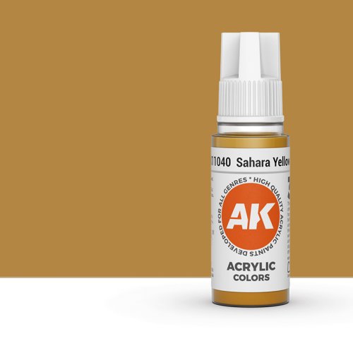 Przejdź do produktu AK Interactive 11040 - Farba akrylowa Sahara Yellow 17ml