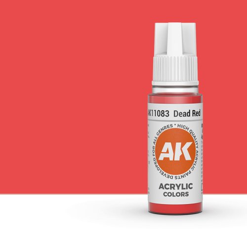 Przejdź do produktu AK Interactive 11083 - Farba akrylowa Dead Red 17ml