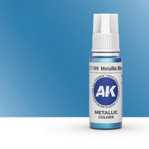 Przejdź do produktu AK Interactive 11199 - Farba akrylowa Metallic Blue 17ml