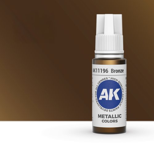 Przejdź do produktu AK Interactive 11196 - Farba akrylowa Bronze 17ml