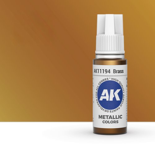 Przejdź do produktu AK Interactive 11194 - Farba akrylowa Brass 17ml
