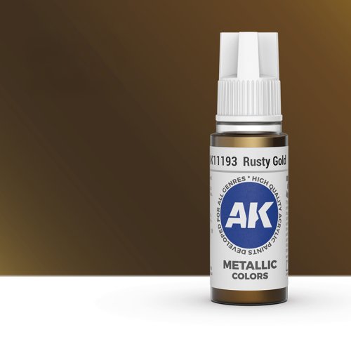 Przejdź do produktu AK Interactive 11193 - Farba akrylowa Rusty Gold 17ml