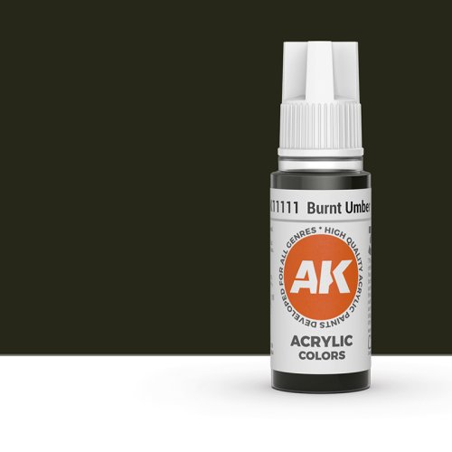 Przejdź do produktu AK Interactive 11111 - Farba akrylowa Burnt Umber 17ml