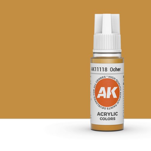 Przejdź do produktu AK Interactive 11118 - Farba akrylowa Ochre 17ml